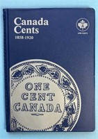 CND penny Book 1858-1920 NOT complete see desc