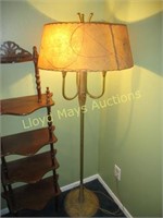 Mid Century Fab! Wood & Metal Pole Lamp