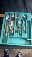 Silverware & tray