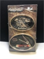 Remington Trapper Red Bone Handles "Courage"