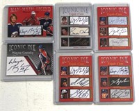 Iconic Ink Hockey cards see description