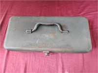 Vintage tool/tackle box metal
