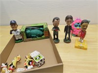 Firby, bobble head figures, & misc. toys.