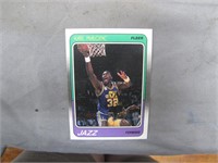 1988 Fleer Corp. HOF Karl Malone Basketball Card