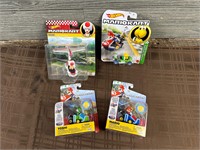 MarioKart Diecast Racers Sealed Lot Of 4