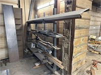 Steel Rack & Assorted Steel