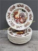 Johnson Bros "Windsor Fruit", 10 Side Plates