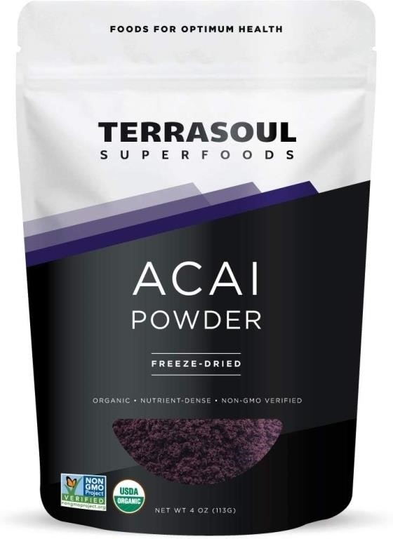 Sealed - Terrasoul Superfoods Acai Berry Powder