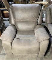 (D) Grey Recliner Chair 42”
