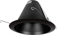 NICOR Lighting 6'' Airtight Recessed Cone Baffle