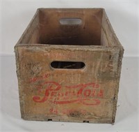 Vintge Pepsi Cola Wooden Crate