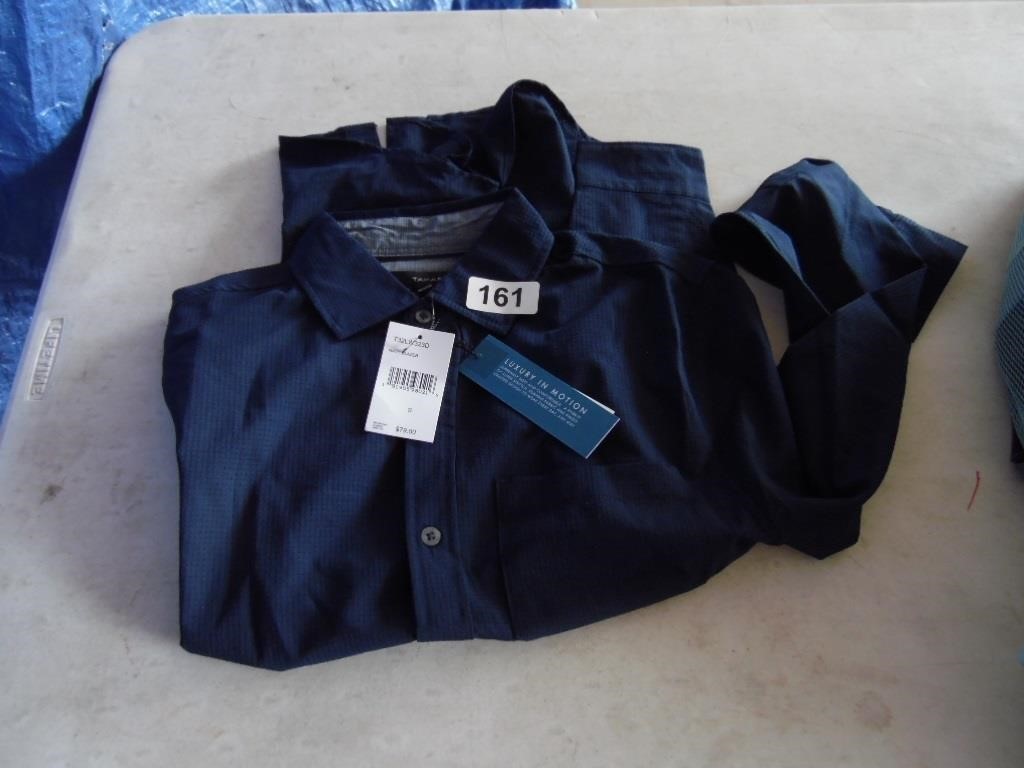 TAHARI SHIRT, SIZE SMALL, SLIM, NEW WITH TAGS