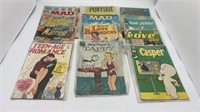 (12) Vintage comic books