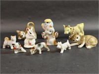 Ten Vintage Porcelain Animal Figurines