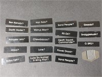 Star Wars Mini Action Figure Labels