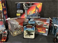 Lot of 4 Vintage Star Wars Ships/Accessories