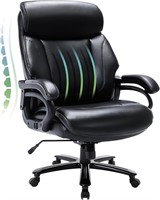 Big and Tall Office Chair 400lbs-High Back