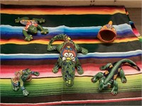 Mexican  motif  ceramic animals