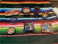 Mexican Motif Ceramic  small dishes