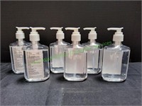 (6) Hand Sanitizer Pump Bottles, 62% Ethyl Alcohol