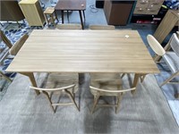 DINING  TABLE W 6 CHAIRS RETAIL $4,500