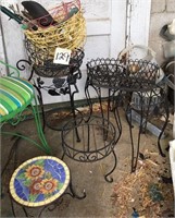 Metal Plant Stands and Baskets
