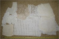 Vtg/Antique Crochet Work lot w/ Placemats Doilies+