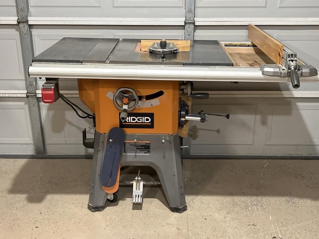 Ridgid Model 4512 Table Saw/Cabinet Saw. Like