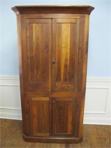 INCREDIBLE PRIMITIVE CORNER CABINET 1880'S LOOK