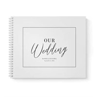 Wedding Accessory 11" x 8.75" Guest Book