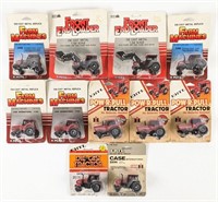 (11) 1/64 Ertl Case / Case International Tractors