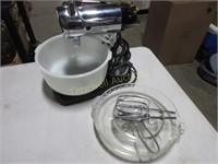 Vintage Sunbeam mixer with extras