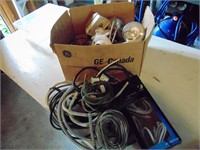 BOX LOT -ELECTRIC WIRE, LIGHTING