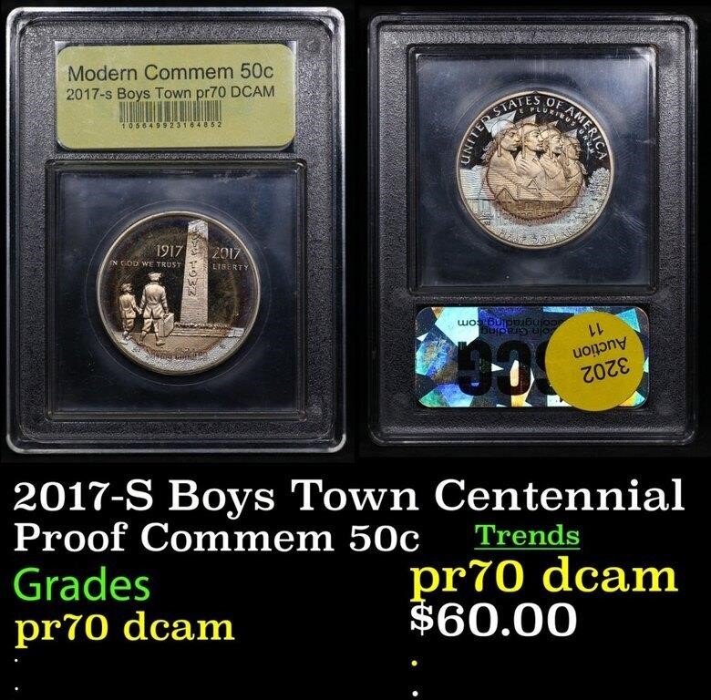 Proof 2017-S Boys Town Centennial Modern Commem Ha