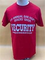 9th Annual Bar Hop’N Biker Bash Security M Shirt