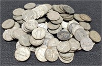 (100) Silver War Nickels
