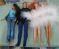 Assorted Barbies & Ken Doll Lot