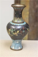 Antique Chinese Cloisonne Dragon Vase