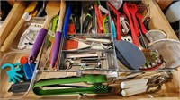 Nice Kitchen Cooking Utensils Packed Drawer Lot