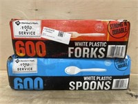 600ct forks & spoons