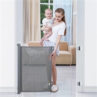 BABYBOND 33*71 Retractable Baby Gate, Grey