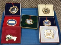 White House collector ornaments lot of seven
