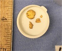 Lot of 4, loose gold nuggets, total wt. 1.1 grams