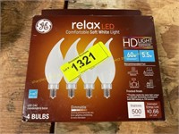 4pk GE Relax LED 60W Replacement Bulbs