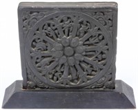 Antique Hindu Bronze Plate