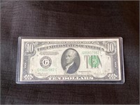 1934C $10 Note Washington D.C.