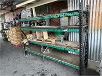 Steel 4 Tier Stock Rack Approx 3m x 500mm x 2m