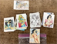 Steve Woron's Female Fantasy trading card set