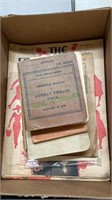 WW II ephemeral lot includes handbook, pocket