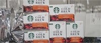 Case of six Starbucks cold brew coffee past date